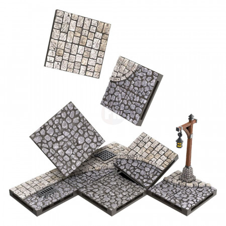 WarLock Tiles: Town & Village - Town Square - Poškodené balenie !